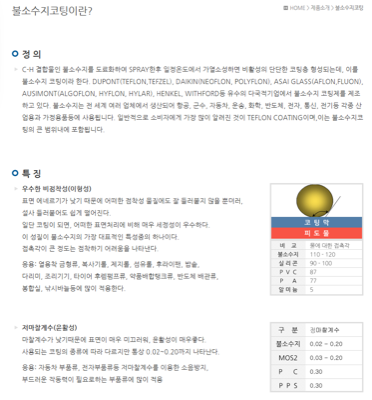 불소수지코팅