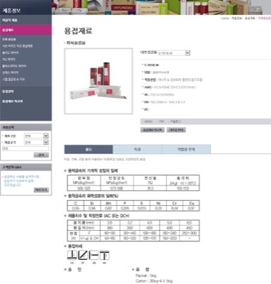 피복용접봉(내후성강용)