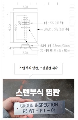 스텐부식명판