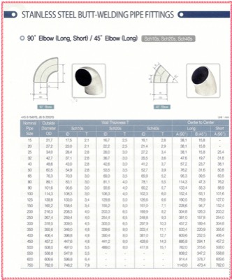 스텐엘보(90° & 45°)