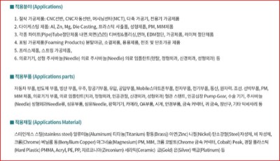 디버링머신가공 적용