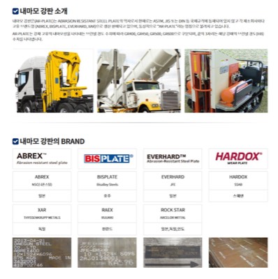내마모강판(AR400)
